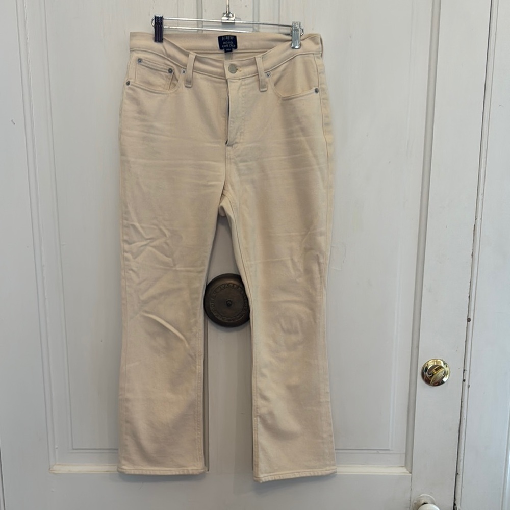 J. Crew Factory Beige Bootcut Jeans